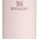 STANLEY IceFlow 2.0 Flip Straw Tumbler with Handle 30 oz | Twist On Lid and Flip Up Straw | Leak Resistant Water Bottle | Insulated Stainless Steel | BPA-Free | Rose Quartz