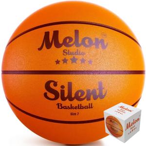 Silent Basketball Size 7 (29.5") Indoor Basketball | Foam Ball | Quiet Dribble Inside Home | Soundless Noisless Soft Training for House | No Noise No Sound