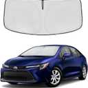 for Toyota Corolla 2020-2024 2025 2026 Windshield Sun Shade Front Window Shade Custom Fit Corolla Accessories Sun Visor Foldable Shade Blocks UV Rays Summer Must Have Car Accessories