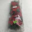 Hotop 6 Pcs Christmas Artificial Poinsettias Florals 19.6 Inch Large Christmas Poinsettia Decorations Red Green Christmas Flower Picks Stem for Christmas Tree Ornament Wreath DIY Xmas Party Decor