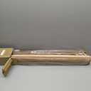 LazBlinds No Tools No Drill Cordless Bamboo Roman Shades, Light Filtering Window Treatment, Roll Up Bamboo Blinds for Windows 34'' W x 64'' H, Acorn