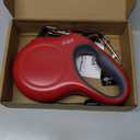 Fida Retractable Dog Leash, 16ft Heavy Duty Pet Walking Leash for X-Small/Small/Medium/Large Dog or Cat up to 110 lbs, Tangle-Free. One-Hand Brake (Large, Red)