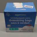 Amazon Basics Ultra-Force Tall Kitchen Drawstring Trash Bags, Classic Clean Scented, 13 Gallon, 80 Count with Odor Control