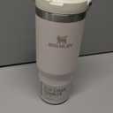 STANLEY IceFlow Flip Straw Tumbler with Handle 30 oz | Twist On Lid and Flip Up Straw | Leak Resistant Water Bottle | Insulated Stainless Steel |BPA-Free | Rose Quartz