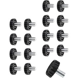 2 x caution 16Pcs M8 Screw in Furniture Glide Leveling Foot Adjustable Feet Glide Leveler Furniture Legs