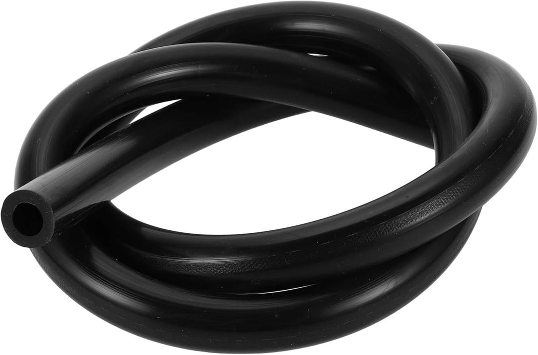 Silicone Vacuum Tubing Hose Automotive Vacuum Line for Toyota High Temperature 5ft 3/8" 10mm ID 3.5mm Thickness 1 Pc Black