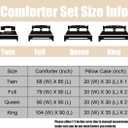 kxry Merry Christmas Comforter Set Santa Claus Deer Christmas Tree Galaxy Red Bedding Quilt Full Size for Girls Boys Kids 1 Comforter + 2 Pillow Cases