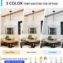 6 Light Large Drum Chandelier 3-Tier Rustic Farmhouse Dining Room Pendant Light Fixtures for Entryway Kitchen Island Foyer Breakfast Area, 23.6in,6L