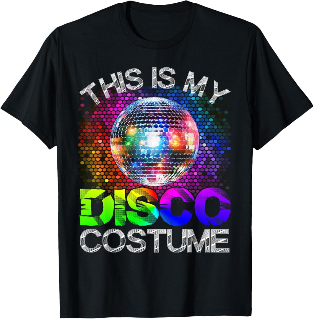 This Is My Disco Costume - 1970s Funky Party 70s Groove T-Shirt 3X