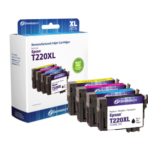Epson T220XL Remanufactured Inkjet Cartridge One Black, Cyan, Magenta, And Yellow Cartridge