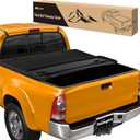Nilight Truck Bed Tonneau Cover Soft Tri-fold Compatible with Toyota Tacoma 2005 2006 2007 2008 2009 2010 2011 2012 2013 2014 2015-5ft