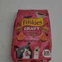 Purina Friskies Dry Cat Food Gravy Swirl'd With Flavors of Chicken, Salmon and Gravy - 3.15 lb. Bag, March 2026