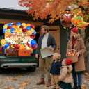 Religious Halloween Trunk or Treat Car Decorations Kit, Fall Church Trunk or Treat Car Decoration with Jesus Backdrop Turkey for Autumn SUV Archway Garage Halloween Party Decorations Outdoor