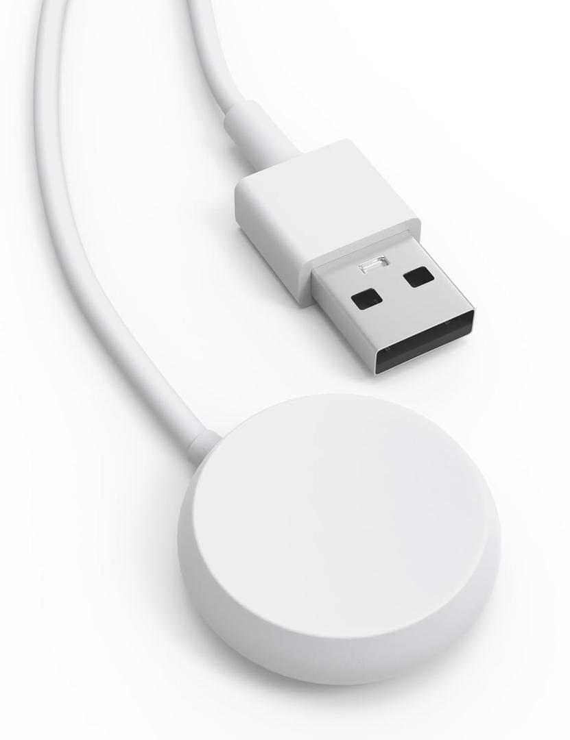 Sinoacc Charger for Google Pixel Watch 3.3Ft USB Charging Cable Replacement for Google Pixel Smartwatch - White (Not for Pixel Watch 2/3)