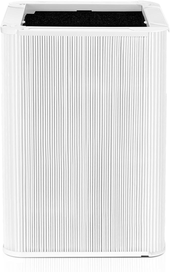 121 Replacement Filter Compatible with Blueair Blue Pure 121 Air Purifier, H13 True HEPA Filters with Parti-cle and Activated Carbon Replacement Filter, 1 Pack (1 Pack-121)