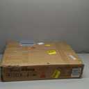 dnbss Nightstand with Charging Station and LED Light, Modern Night Stand with 2 Drawers, Smart Nightstand with USB Ports and Wireless Charger, Bedside Table for Bedroom (Black)