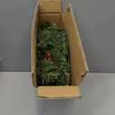 Joiedomi 20 Artificial Christmas Wreath Prelit with 15 Hanger, Decorated with 50 LED Lights, Red Berries, Pine Cones Glitter Pine Needles for Front Door Wall Christmas Decorations (Battery Operated) : Home & Kitchen