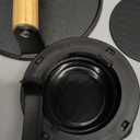 Smash Burger Press kit, Heavy-Duty Cast Iron Round Grill Bacon Press with Wood Handle, 3 in 1 Hamburger Press Patty Maker Tools, Cleaning Pad Set for Blackstone Griddle Flat Top Cooking