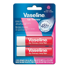 Vaseline Lip Therapy Care Rosy, Fast-Acting Nourishment, Ideal for Chapped, Dry, Cracked, or Damaged Lips, Lip Balm, 1-Pack, 0.16 Oz Each