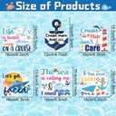 6 Pcs Funny Ship Cruise Door Magnets Decorations Magnetic | Strong Magnet Grip, Firm Sticking without Slipping Off, Magnet Stickers for Carnival, Party, Fridge, Stateroom Cabin Door