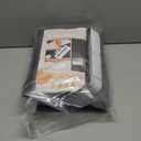 Magnetic Insulated Door Curtain Fits 48"x80" Doors - Thermal Door Cover for Winter with Clear Window, Window Insulation Kit & Doors Draft Stopper to Keep Cold Air Out for Front Doorway Home - Gray