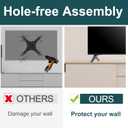 Stand for LG TV Legs, TV Legs for 60 65 in LG TV Stand Only for 65UR8000 60UJ6050 60UK6090 60UM6900 60UM7200 60UN7000 60UN7000PUB 65UK7700 65UM6900 65UM7400 65UM7650 65UN6950 65UN6955ZUF 65UN8500
