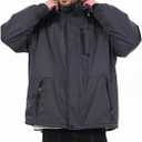 Men's Waterproof Ski Winter Jacket with Detachable Hood, (S-4XL), Warm Windproof Snow Coat for Skiing & Snowboarding, M