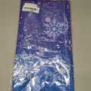 Snowflake Tablecloth 54 x 108 " Winter Wonderland Decorations 3 PCS Christmas Snowflake Table Cloth Purple Blue Plastic Tablecloths Frozen Disposable Table Cover for Xmas Birthday Holiday Party Decor