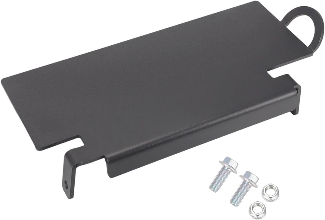 Mower Chute Blocker Plate Compatible with Exmark Lazer Z 48" 52" 60" Zero Turn Mower 2011+, Advanced Chute System Swivel Mulch Kit & Rock Guard Shield, Black