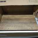 VASAGLE 2-Tier End Table, Side Table with Bottom Shelf, Nightstand for Small Spaces, for Living Room, Bedroom, Farmhouse Style, Honey Brown ULET235K41