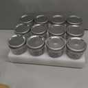 Yodecy 12 Pack 16 oz Wide Mouth Clear Mason Jars with Silver Metal Lids, Canning Jars for Overnight Oats, Food Storage, Dry Food, Snacks, Candies and More