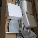 VEVOR Fluke Style Anchor Kit,Hot-Dipped Galvanized Steel Fluke Anchor with 7.9' Chain (13 lbs)