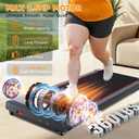 Walking Pad Treadmill with Incline and Handle Bar, 7.5MPH Under Desk Foldable Treadmill for Home with Remote LED Display Exercise Machine for Office Small Spaces