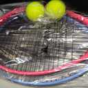 AboveGenius Neon Tennis Rackets 2 Pack for Adults- 27" Lightweight Aluminum Tennis Racquet Set with 3 Balls & Bag- Vibrant High-Visibility Matte Finish for Men Women Beginners