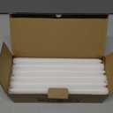 Tuyai 24 Pack Tall White Taper Candles, 10 inch (H) Dripless, Unscented Dinner Candle, Smokeless Taper Candles, Paraffin Wax with Cotton Wicks, 8 Hours Burn Time