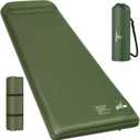 Wevelel Memory Sleeping Pad, 3.1" Ultra-Thick Foam Sleeping Mats for Camping, Easy Inflate&Deflate,9.5 R-Value Insulated Camping Mattress Pad with Pillow, for Car Travel Tent, Full
