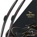 DOG TAIL Windshield Wiper Blades for My Car 26"+22" with Multiple Adapter for Most Vehicle, Automotive Replacement All-Season OEM Front Windshield Wiper Blades Set with Durable Rubber Formula