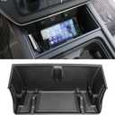 for Land Rover Defender 90 110 130 Accessories 2020-2024 Center Console Organizer Tray Storage Box with Phone Slot, Glasses Shelf