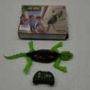 Wall Climbing RC Chameleon Toy for Kids, Rechargeable Remote Control Lizard Toy with LED Eyes, Dual Mode Floor & Wall Driving, Christmas Halloween Birthday Gift for Boys Girls Ages 3+ (Green)