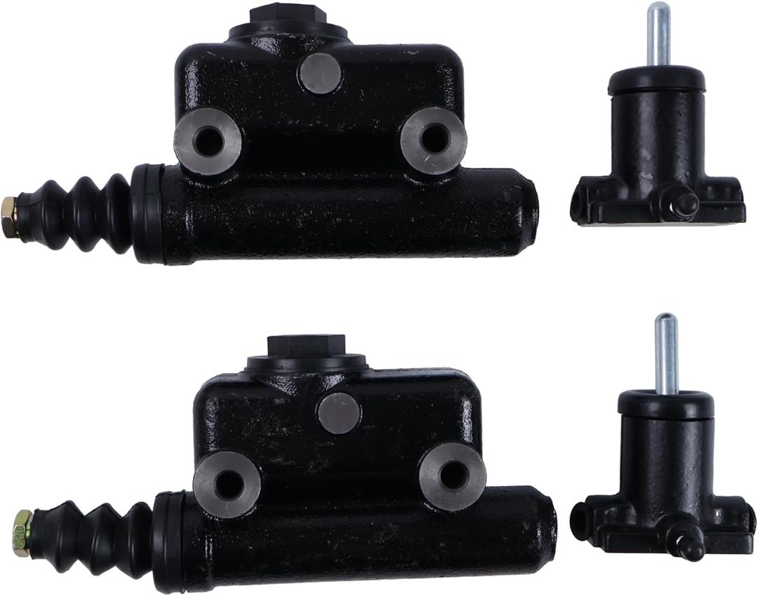 2PCS Brake Masters & Slave Cylinders Kit Compatible with Case 450C 455C 550 650 450B 450C 480 480B 480C 480D 580 580B 580C 580D 584D 584E 585D 585E 586D 586E 850B 850C A51976 L25419
