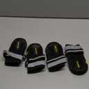 QUMY Dog Shoes for Large Dogs, Medium Dog Boots & Paw Protectors for Winter Snowy Day, Summer Hot Pavement, Water-Resistant in Rainy Weather, Outdoor Walking, Indoor Hard floors Skid-Resistant Sole (Size 8: 3.0''x3.3"(W*L) (Pack of 4))