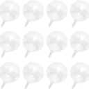 100PCS Clear Chocolate Box Holder Plastic Round Chocolate Ball Bouquet Holder Flower Packaging Support Rack for Wedding Birthday Party