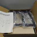 Somdot Nightstand Set of 2, Small Dresser for Bedroom with 2 Drawers, Bedside Table Night Stand End Table with Fabric Bins for Bedroom Kids Closet Dorm Guest Room, Charcoal Grey