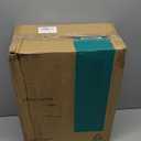 BOBOMOMO 62" Rustic Floor Lamp for Living Room, Retro Farmhouse Floor Lamp Rotary Switch, Resin Standing Lamp for Living Room, Corner, Dining Room, Bedroom, House (Light Walnut)