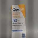 CeraVe 100% Mineral Sunscreen SPF 50, Face sunscreen With Zinc Oxide & Titanium Dioxide, Hyaluronic Acid + Niacinamide + Ceramides, Oil Free, Travel Size 2.5 oz