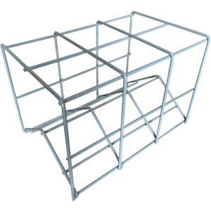 Oxygen Cylinder Rack - Holds 6 D, E, or M9 Medical Oxygen Tanks, Oxygen Storage Rack, Oxygen Tank Holder with Durable Powder-Coated Finish - No Assembly Required, Ideal for Medical Supplies & Homecare