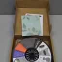 SZMP Solar Fountain with Flower Decor, 2025 Upgrade Solar Bird Bath Fountains with 4 Fixed Rods, 7 Nozzles, Solar Powered Water Fountain Pump for Humingbirds, Bird Bath, Pond, Pool, Garden, and Patio