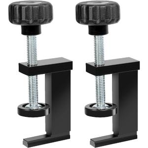 POWERTEC 71438 T-Track Clamp Vice | Hold Down Clamps for T-Tracks Accepting 1/4 Inch Hex Head Bolts 2 Pack