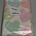 Artoid Mode Ture Love Heart Table Runner, Seasonal Kitchen Dining Table Decoration for Home Party Decor 13x120 Inch (Beige)