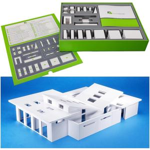 SnapHouse Architectural Scale Model Building Kit (452 Piece), Architecture Model Kit for Adults and Kids Ages 15+